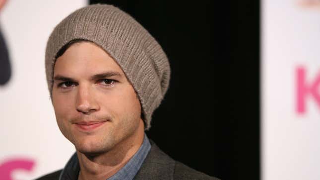 Image for article titled College Football Fans Greet Ashton Kutcher With Chants of 'Take a Shower!!'