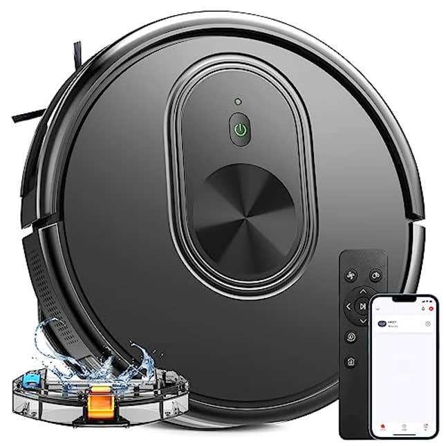 Image for article titled Down From $740 to $180: This 3-in-1 Robot Vacuum and Mop Is a Must Buy