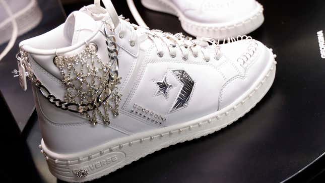 A Converse sneaker