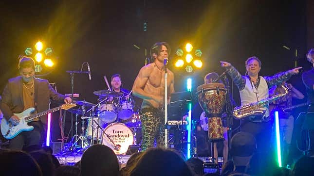 Tom Sandoval & The Most Extras perform at the Gramercy Theatre Monday night.