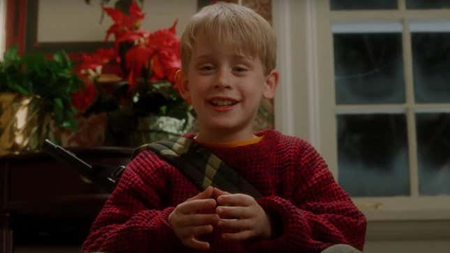 Macaulay Culkin in „Kevin – Allein zu Haus“.