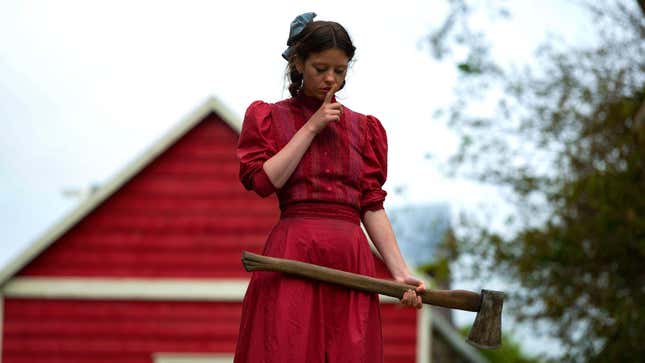 Mia Goth as Pearl in Ti West’s Pearl.