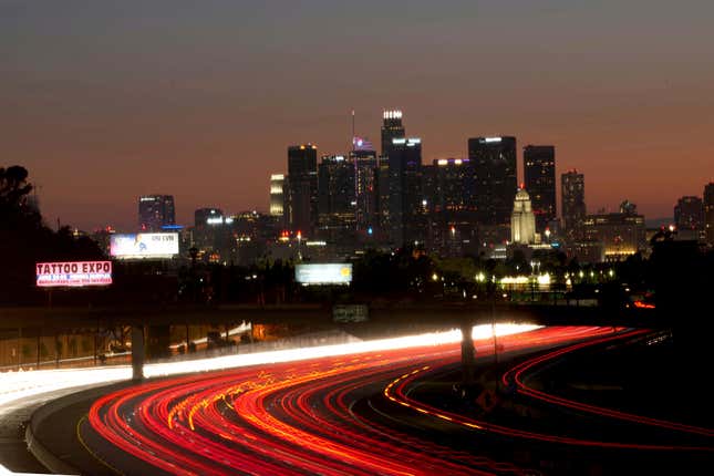 Downtown Los Angeles skyline