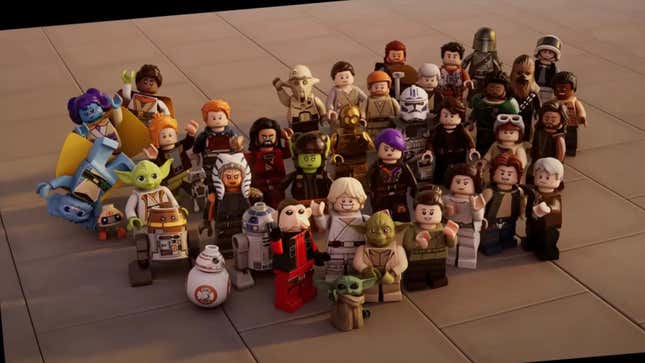 The ultimate Star Wars selfie, Lego-style.