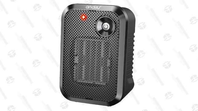 Andily 500W Desktop Space Heater | $20 | Amazon