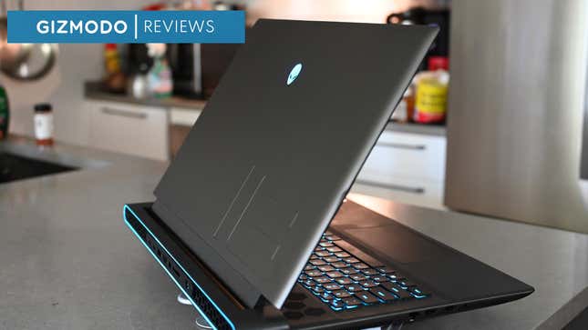 Side view of the Alienware m18 R2