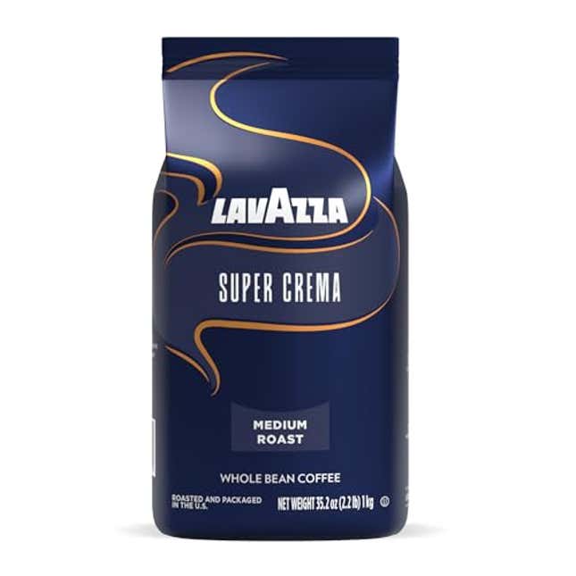 Image for article titled Lavazza Super Crema Whole Bean Coffee, Now 20% Off