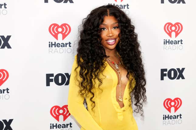 SZA, winner of the R&amp;B Song of the Year, R&amp;B Album of the Year, and R&amp;B Artist of the Year awards, poses in the press room during the 2024 iHeartRadio Music Awards at Dolby Theatre on April 01, 2024 in Hollywood, California. 