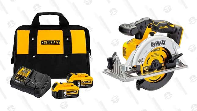 DeWalt Circular Saw + 2 Batteries | $199 | Amazon