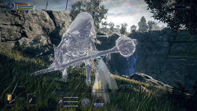 A large spirit stands next to Revenant.