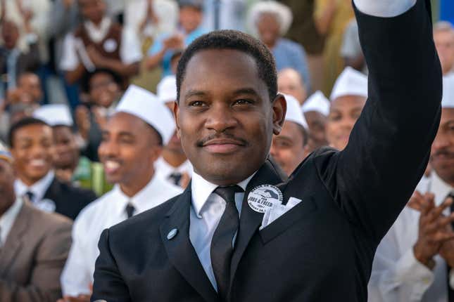 Aml Ameen as Martin Luther King Jr. in Rustin.