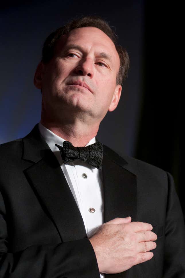Samuel Alito Jr attends The National Italian American Foundation's 35th Anniversary Awards Gala at Washington Hilton on October 23, 2010 in Washington, DC.