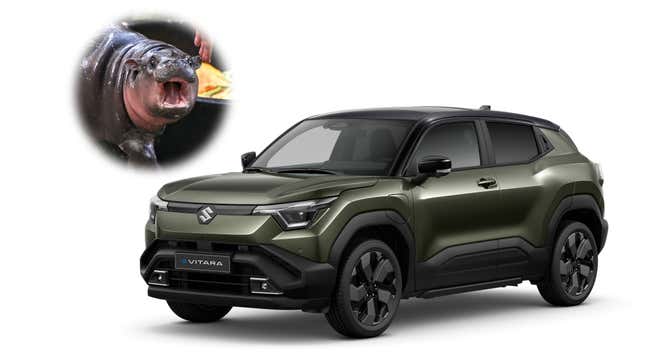 Suzuki E Vitara und Moo Deng