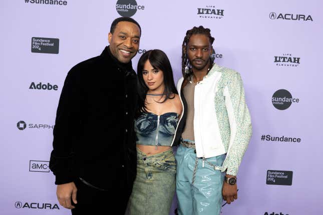 Chiwetel Ejiofor, left; Camila Cabello, and Jay Will.