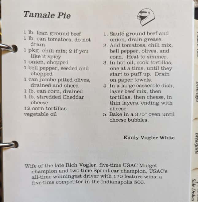 Receta para el pastel de tamal de Emily y Rich Vogler