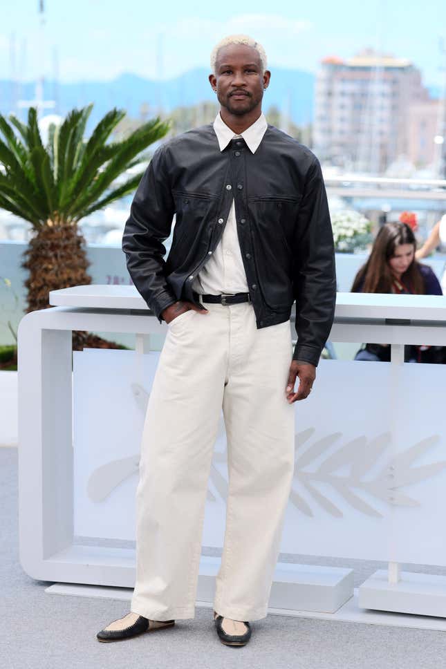 CANNES, FRANCE - MAY 18: Akinola Davies poses during the “My Father’s Shadow” photocall at the 78th annual Cannes Film Festival at Palais des Festivals on May 18, 2025 in Cannes, France. 