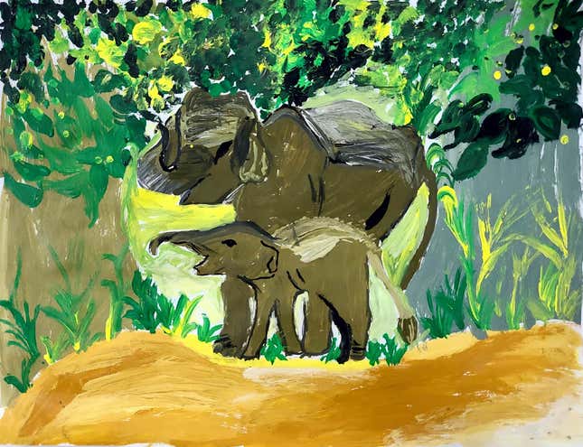 Image for article titled Check Out the Incredible Winners of a World Wildlife Day Children's Art Contest