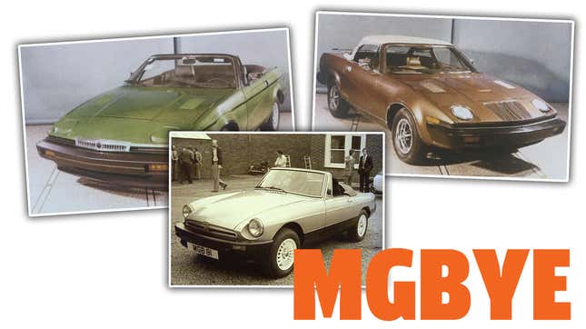 Image for article titled These &#39;80s Attempts To Revive MG Are Fascinating