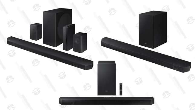 Bundle Samsung Soundbar + TV | Up to $200 off | Crutchfield
Samsung HW-Q910B | $200 off | Crutchfield | Bundle w/ Samsung TV
Samsung HW-Q600B | $100 off | Crutchfield | Bundle w/ Samsung TV
Samsung HW-Q700B | $100 off | Crutchfield | Bundle w/ Samsung TV