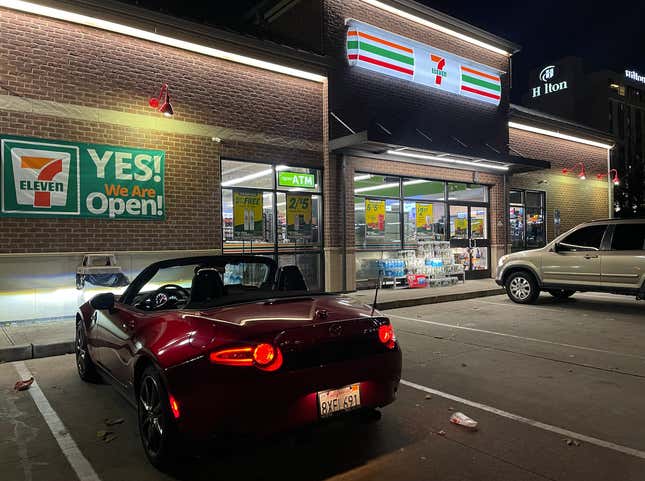 Image for article titled I Took 12 Cars to 7-Eleven and All I Got Were These Stupid Photos