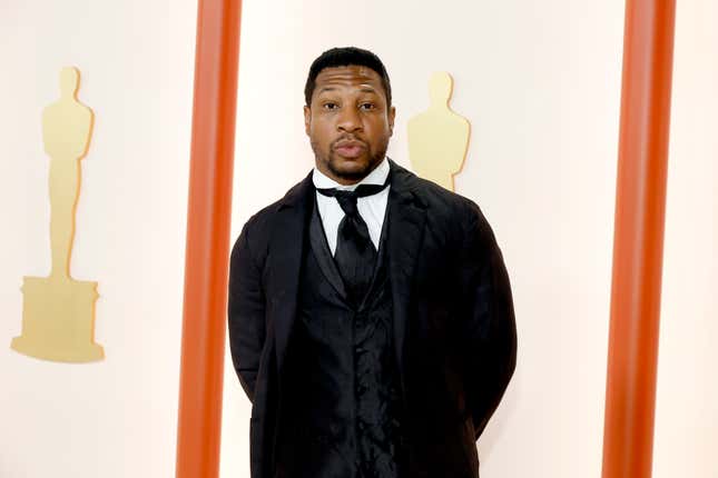 Jonathan Majors attends the 95th Annual Academy Awards on March 12, 2023 in Hollywood, California.