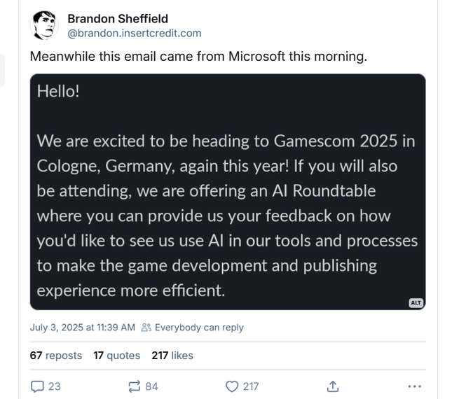A screenshot shows an invite to an ID@Xbox event.
