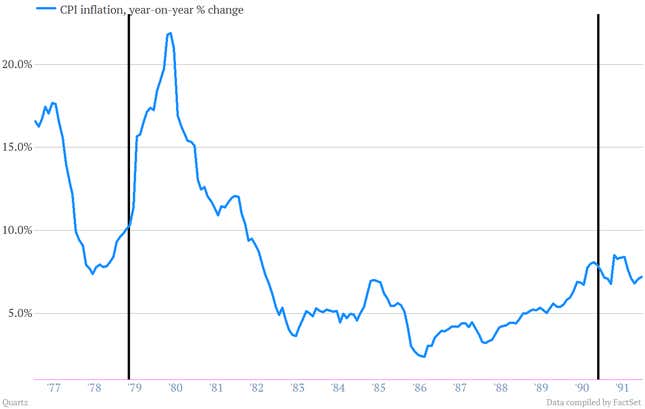 Image for article titled The Thatcher era wasn’t an economic miracle, and these charts show why