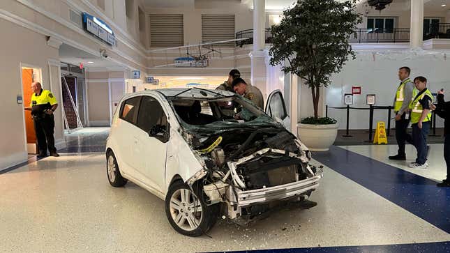 Car driven into Wilmington International Airport