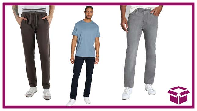 Men’s joggers and jeans and everything in between are 71% off at JACHS NY.