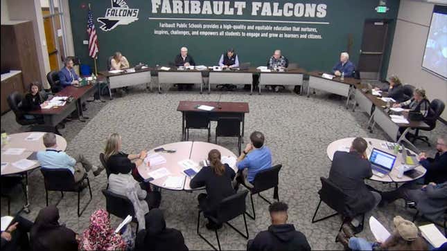 Faribault School Board via YouTube.