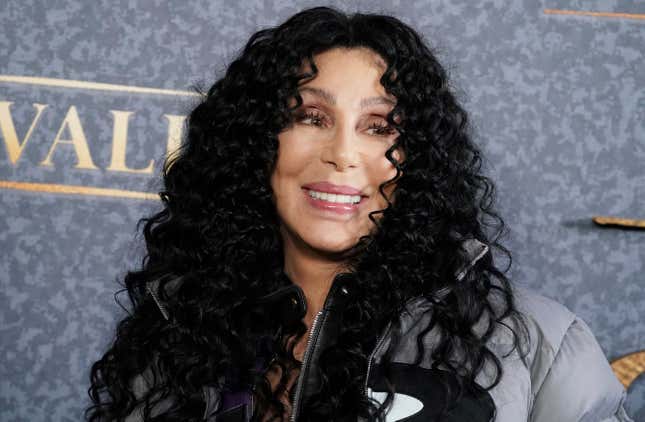 FILE - Cher arrives at the premiere of &quot;Chevalier&quot; in Los Angeles on rApril 16, 2023. Cher&#39;s holiday album, “Christmas,” releases Friday. (Photo by Jordan Strauss/Invision/AP, Filer)