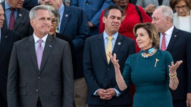 Image for article titled Bipartisan House Investigation of Capitol Riot Crumbling After Nancy Pelosi Blocked 2 of McCarthy’s GOP Picks