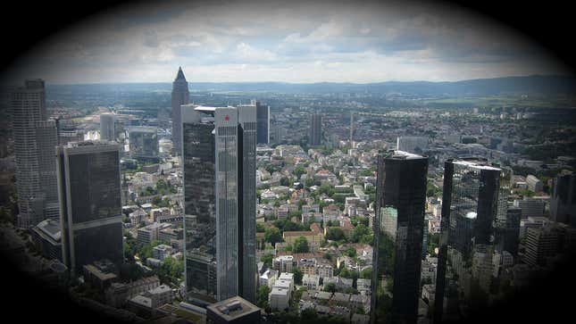 Investors could soon start looking to Frankfurt, the home of the European Central Bank, to shore up confidence in euro zone banks.