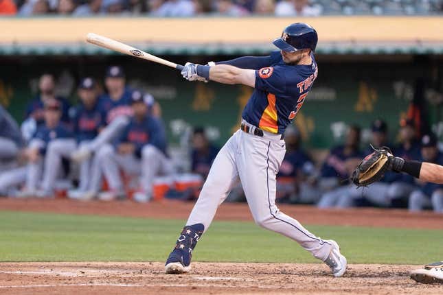 Kyle Tucker in the Right Place at the Right Time in Astros' Game 2