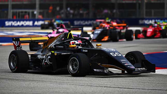 Jamie Chadwick during the 2022 W Series round at the Singapore Grand Prix