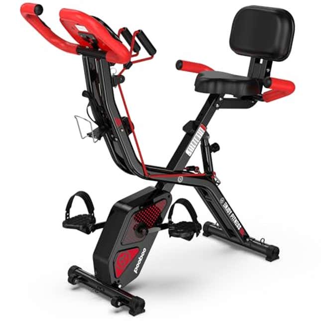 Image for article titled pooboo Folding Exercise Bike, Now 24% Off