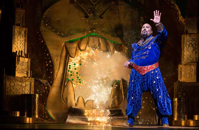 James Monroe Iglehart as the Genie