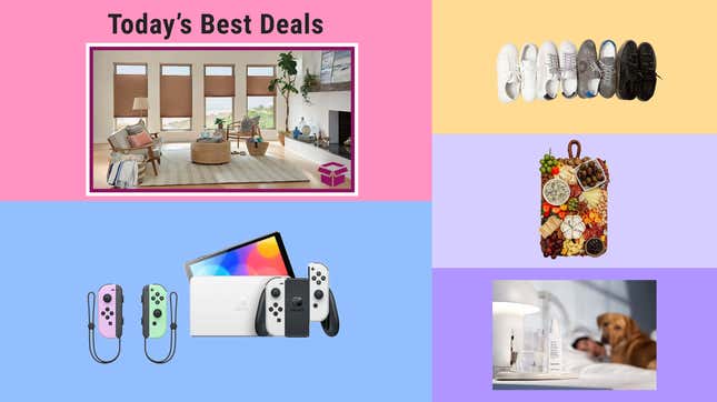 Image for article titled Best Deals of the Day: Nintendo Switch, Oliver Cabell Sneakers, Blinds.com, Cheese Lover Shop, Deep Sleep Spray &amp; More