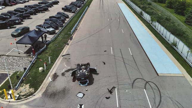 Image for article titled Ford faces lawsuit after out-of-control Mustang seriously injures student during field trip on test track