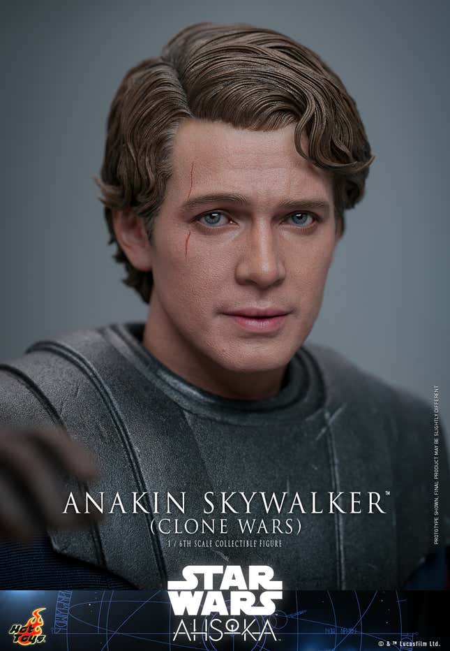 Image for article titled Hot Toys&#39; New Ahsoka Anakin Skywalker Smashes Hayden Christensen Into Clone Wars