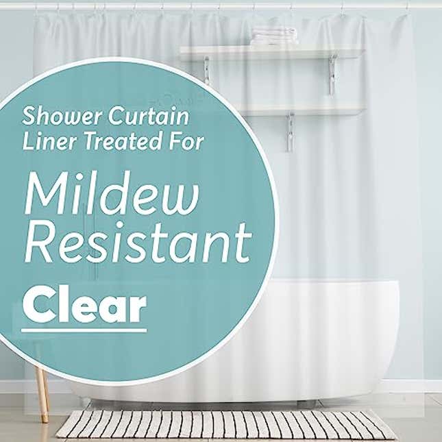Image for article titled BigFoot Shower Curtain Liner, Now 45% Off