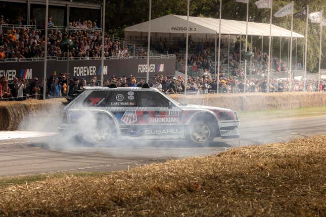 Image for article titled Here Are Some Rad Photos Of Subaru&#39;s Family Huckster Running Wild At Goodwood