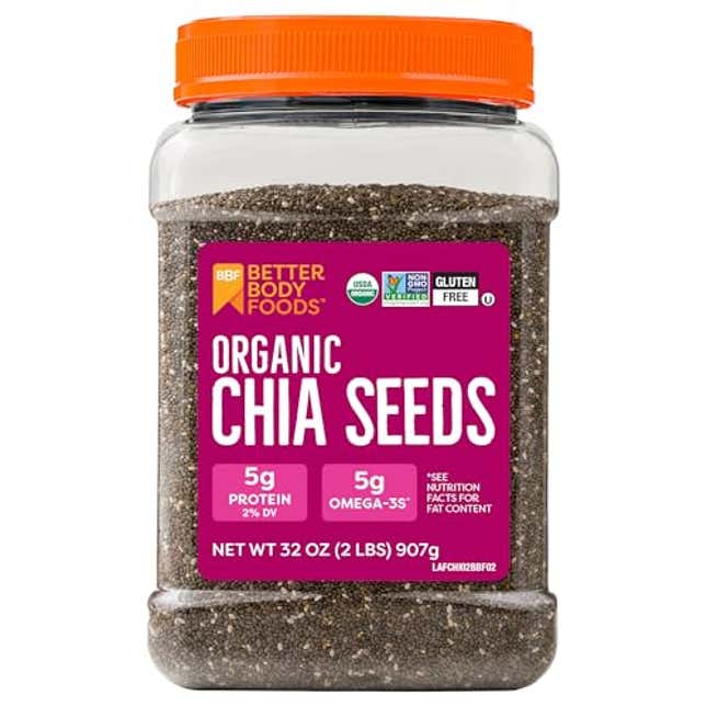 Image for article titled BetterBody Foods Organic Chia Seeds 2 lbs, Now 15% Off