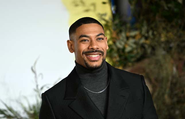 LONDON, ENGLAND - DECEMBER 11: Aaron Pierre attends the UK Premiere of Disney’s “Mufasa: The Lion King” at Cineworld Leicester Square on December 11, 2024 in London, England. 