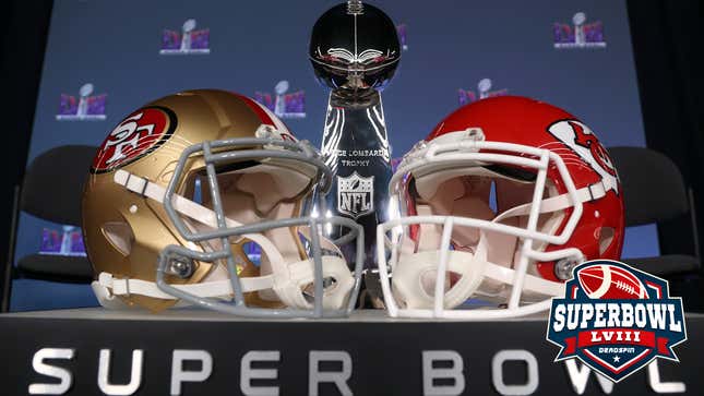 Image for article titled SB LVIII even too expensive for the rich; A Swifties guide to the game; Poor Mama Kelce; What's Brock Purdy have to do with Lee Harvey Oswald?
