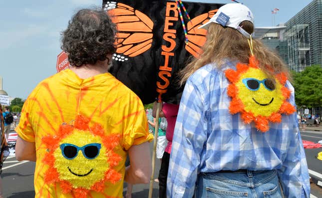 People’s Climate March in Washington, DC.