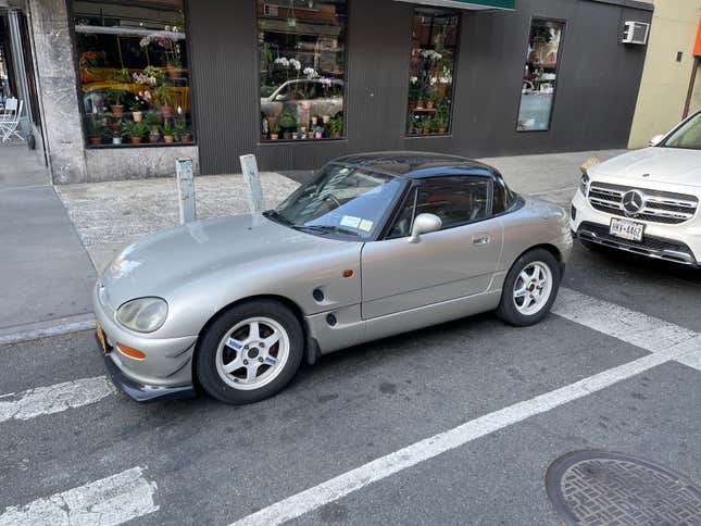 Cars on the streets of New York.