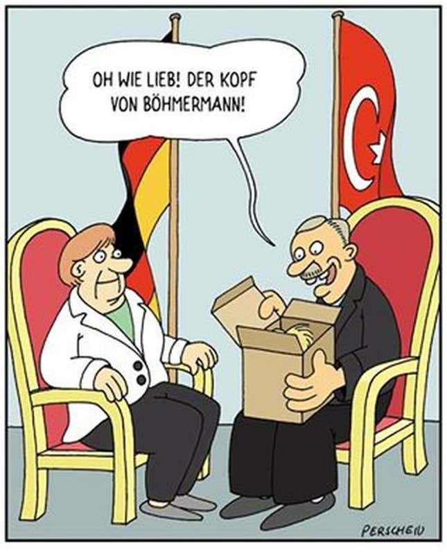 Image for article titled Germany is prosecuting a comedian who mocked Turkey’s president, and people are outraged