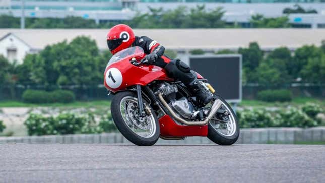 Image for article titled I Need Royal Enfield&#39;s New Track-Only GT-R650 Or I Might Die