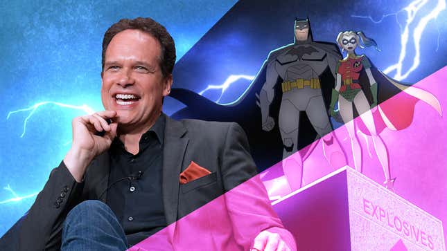 Diedrich Bader (Photo: Amy Sussman/Getty Images); Harley Quinn (Image: HBO Max)